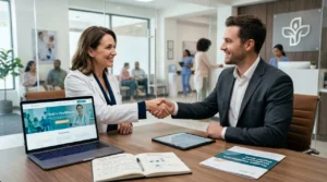 Marketing para clínicas: presença digital que transmite confiança antes da primeira consulta.