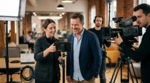 Bastidores da Empresa: Como a Produção Audiovisual Gera Confiança e Conexão